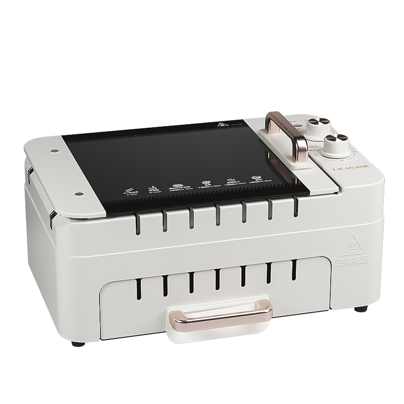 Churrasqueira Elétrica Interna - Sabor Autêntico Sem Fumaça na Sua Cozinha