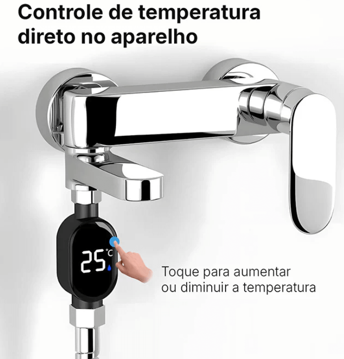 Aquecedor de Torneira Potente e Compacto - Lançamento 2025