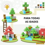 Esquenta Dia das Crianças Minecraft - 48/64/75 peças [+5 Personagens GRÁTIS]