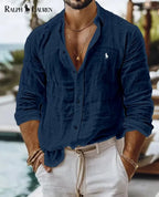 [Esquenta Black Friday] - Camisa R&P Slim Fit 100% Linho
