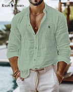 [Esquenta Black Friday] - Camisa R&P Slim Fit 100% Linho